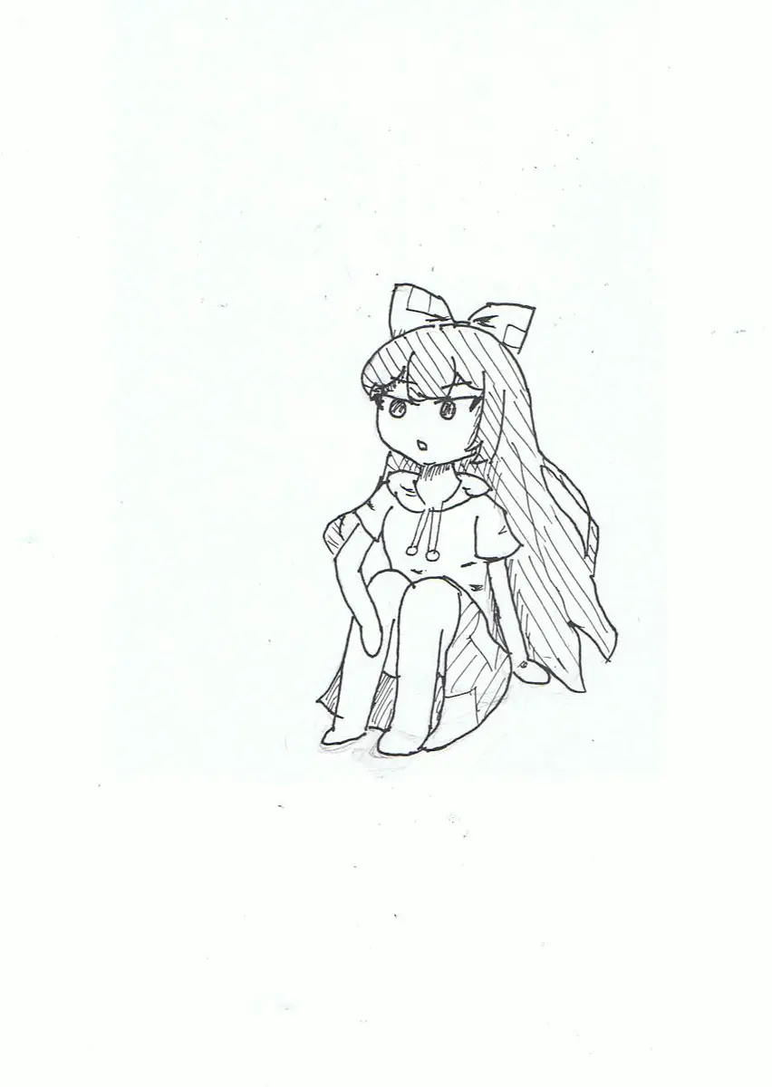 座っている依神紫苑