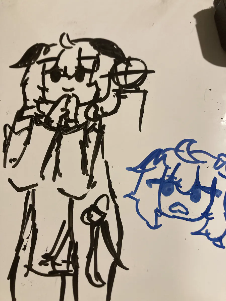 急に思い立って何か描きたくなるけど、よくわからんくなるやつ