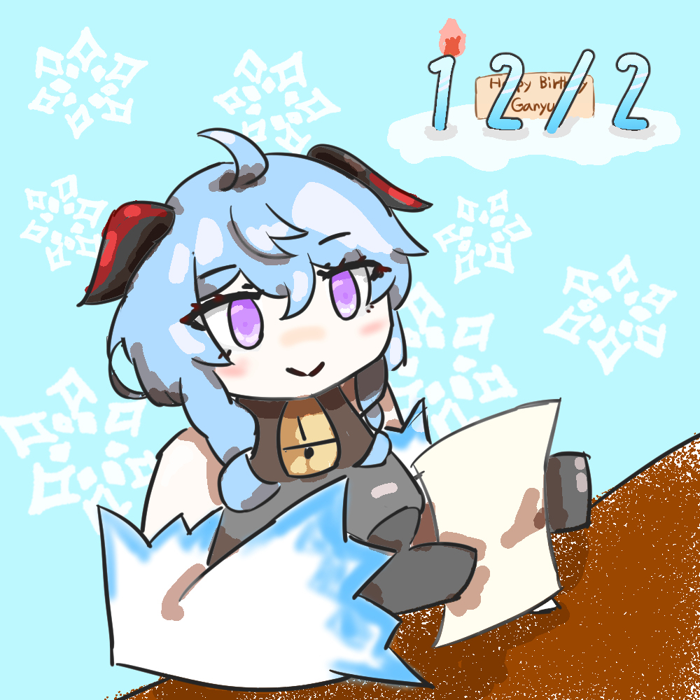 甘雨誕生日！！