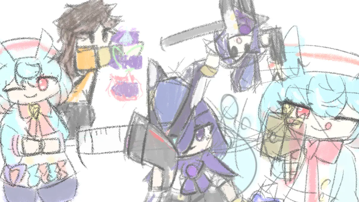 キャラ性能予想などのための落書き達！！