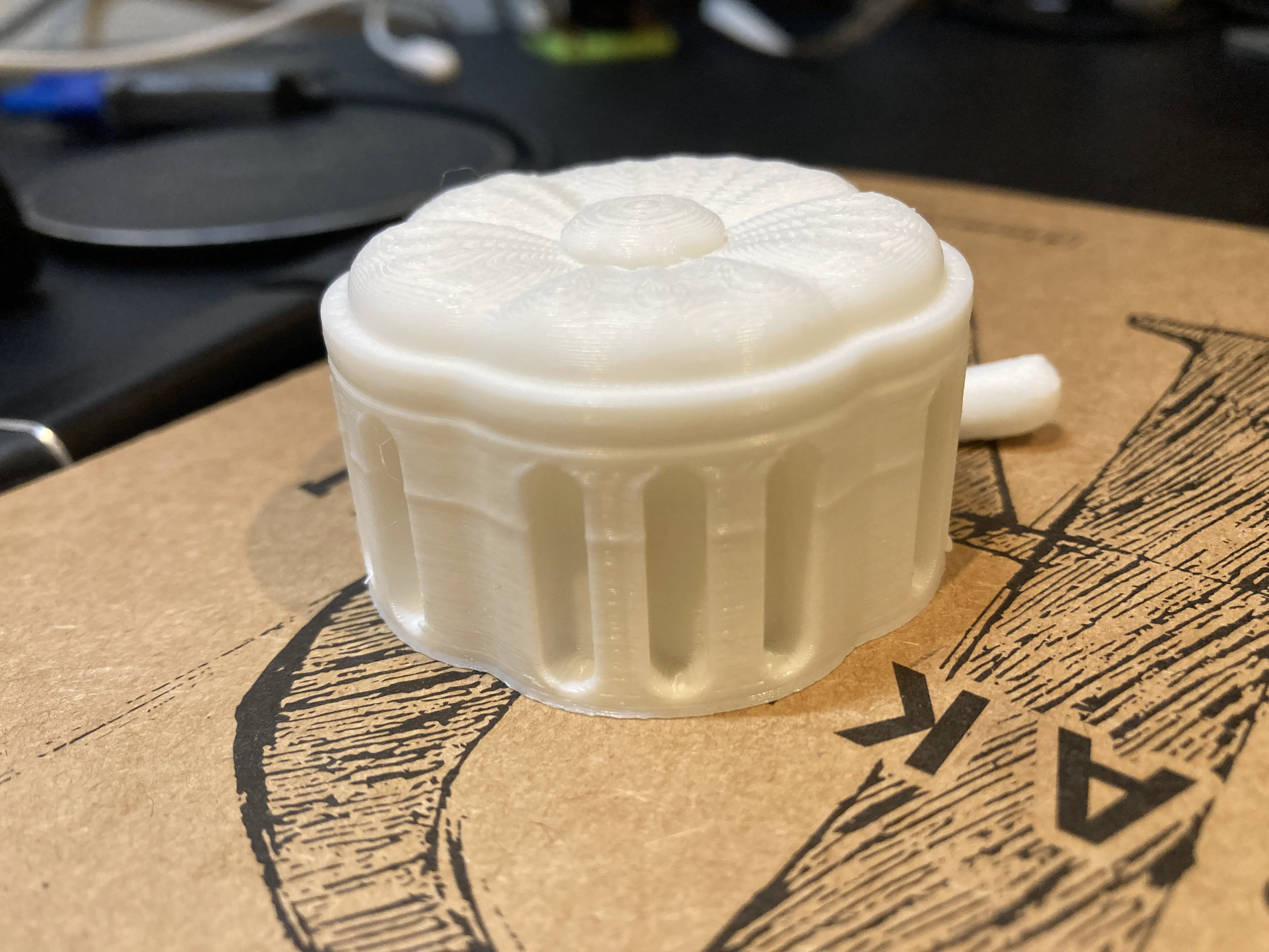 色塗り前の3Dプリント物2