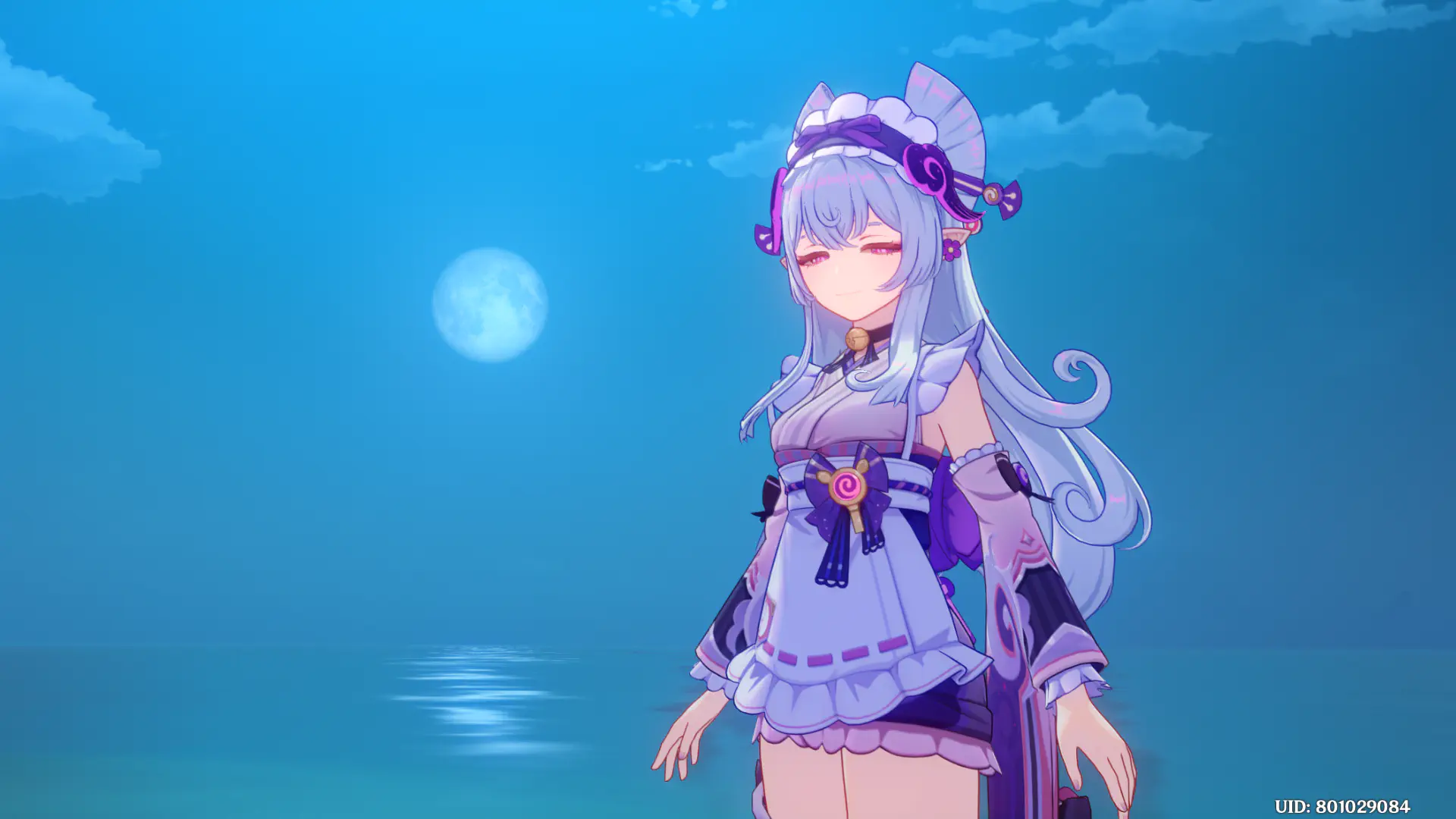 スクショを撮るタイミングを間違って半目になっている瑞希