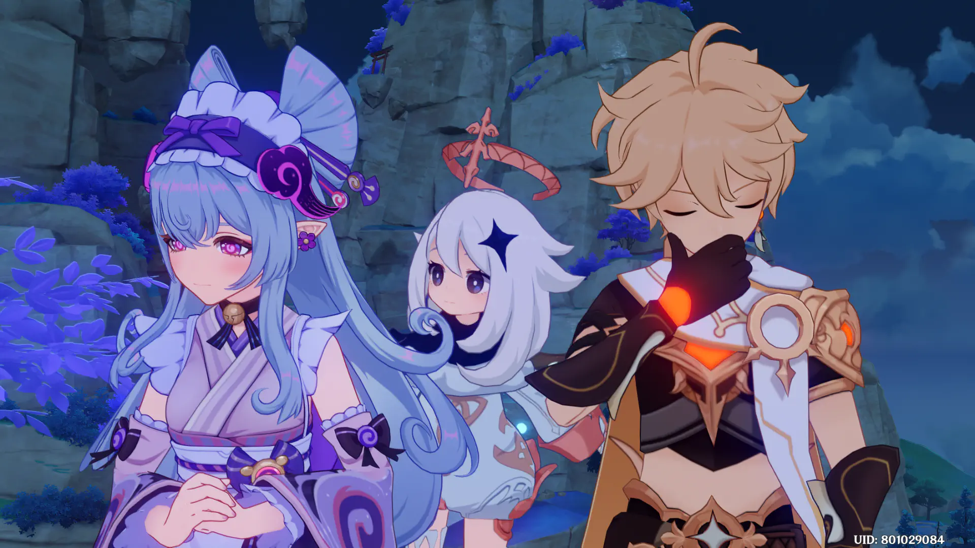 照れる瑞希と旅人(かわいい)