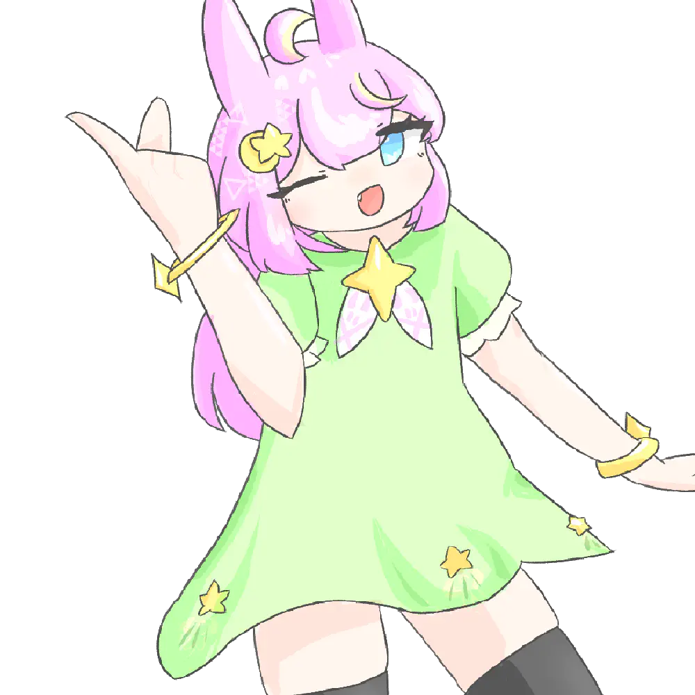 擬人ウサギ素材用透過png