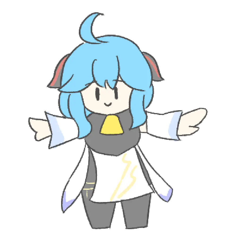 立ちはだかる甘雨の落書き