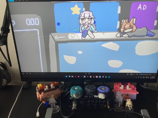 新しいディスプレイ(Xiaomi ゲーミングモニターG24i)が増えた！！