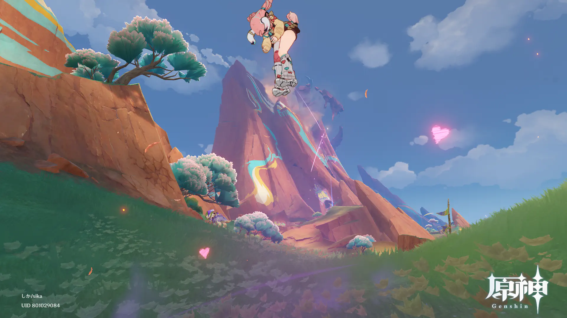 吹き飛ばされるヴァレサ