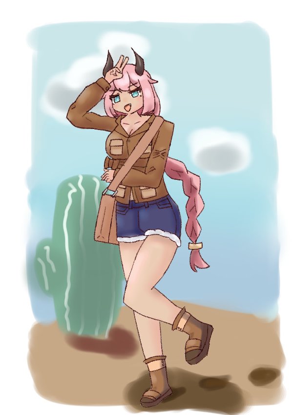 砂漠郵便ドラゴン娘